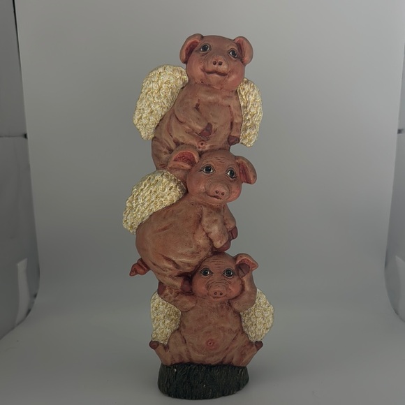Other - Charming Pig Figurine with Wings